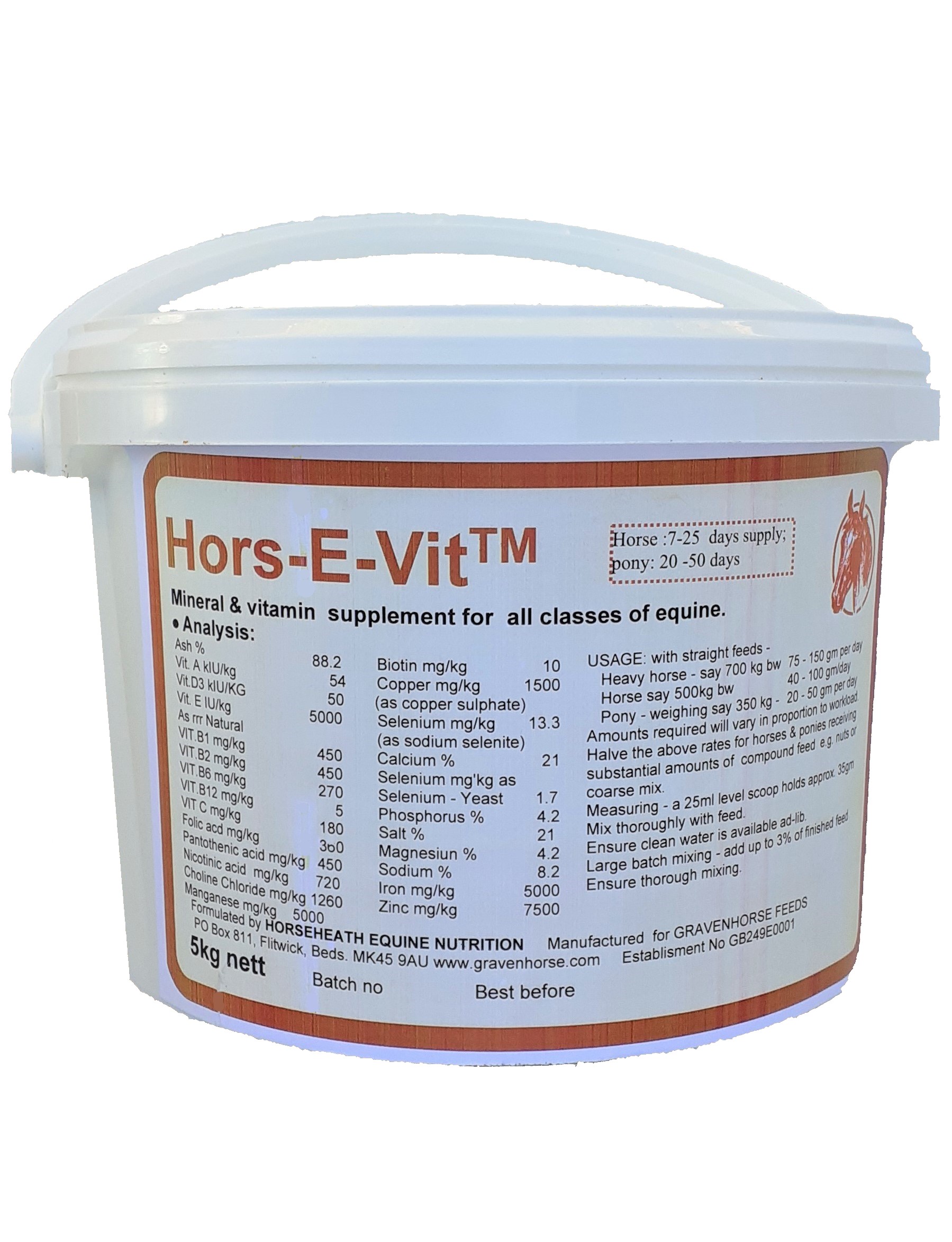Hors-E-Vit Tub
