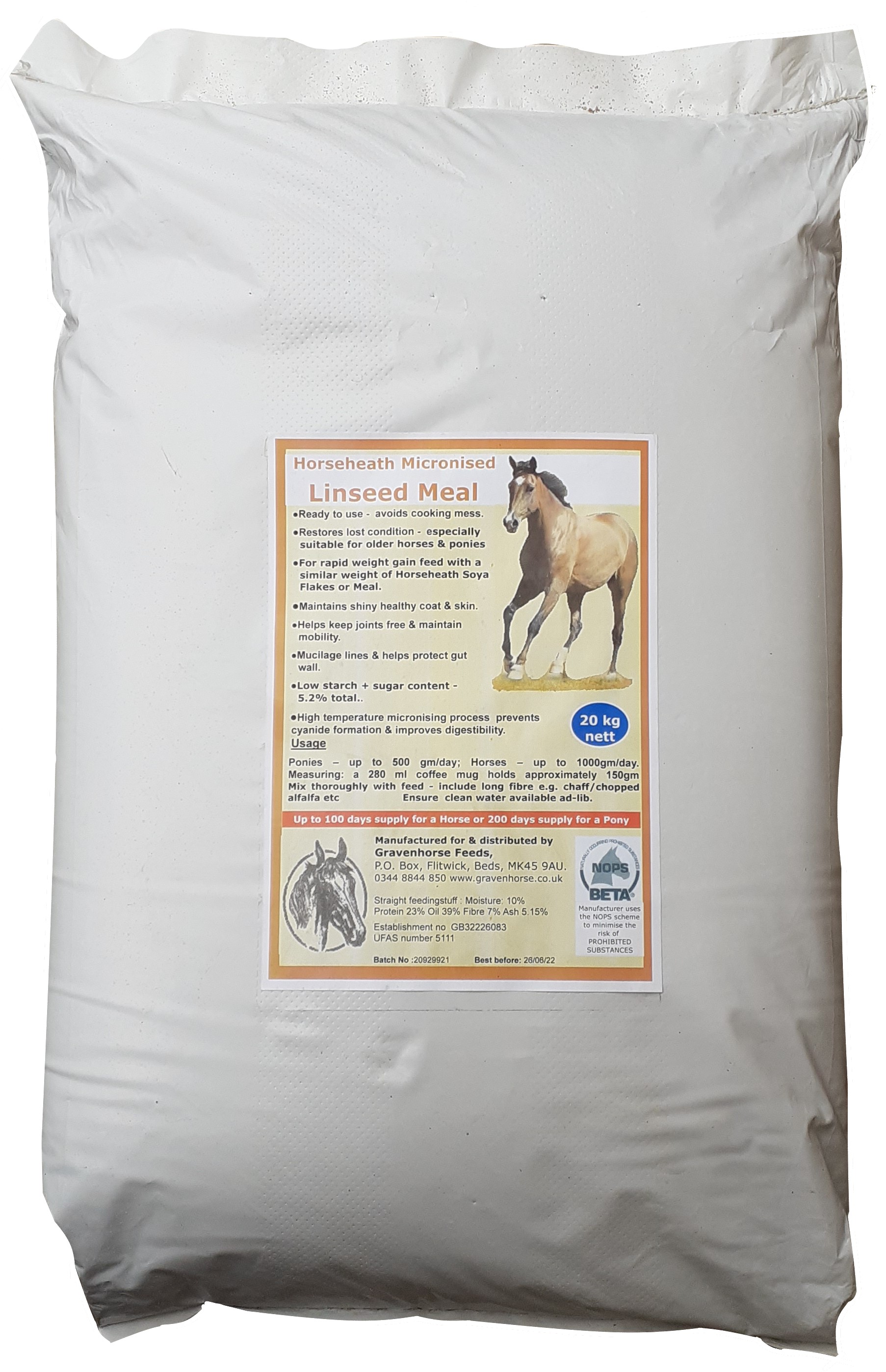 Micronised Linseed Bag